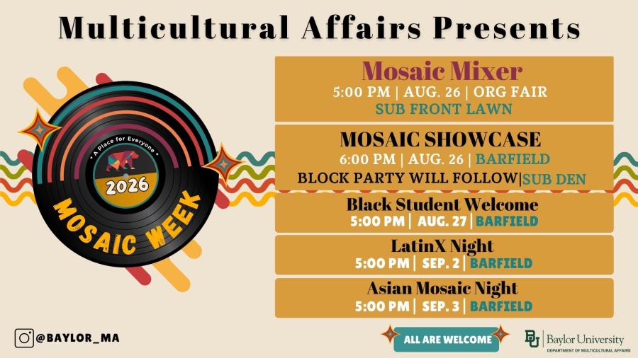 mosaic week 2026